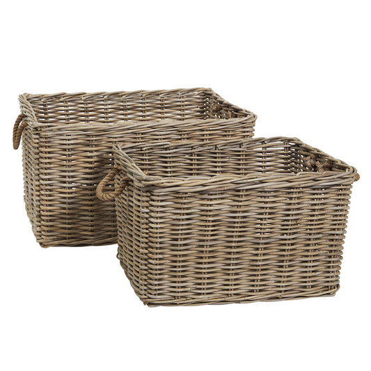 Corbeille Rectangle Baskets Set of 2