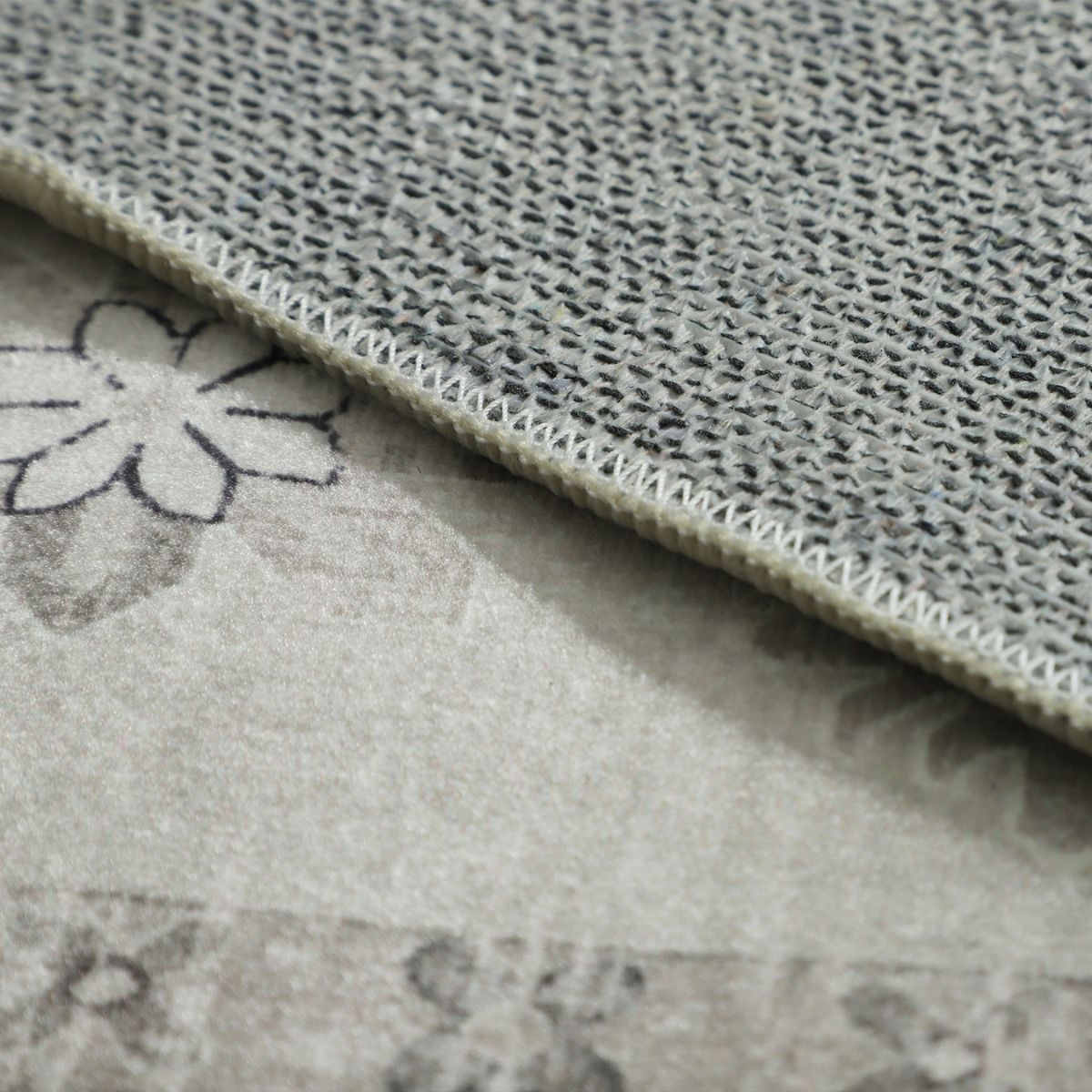 Lagos Grey Machine Washable Rug | Hamptons Home