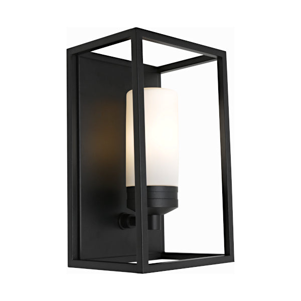 Liam Black Exterior Wall Light | Hamptons Home