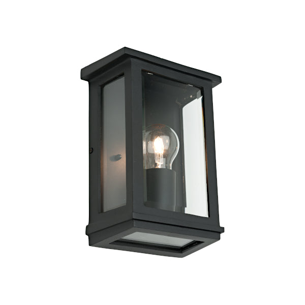 Madrid Small Wall Light Black | Hamptons Home
