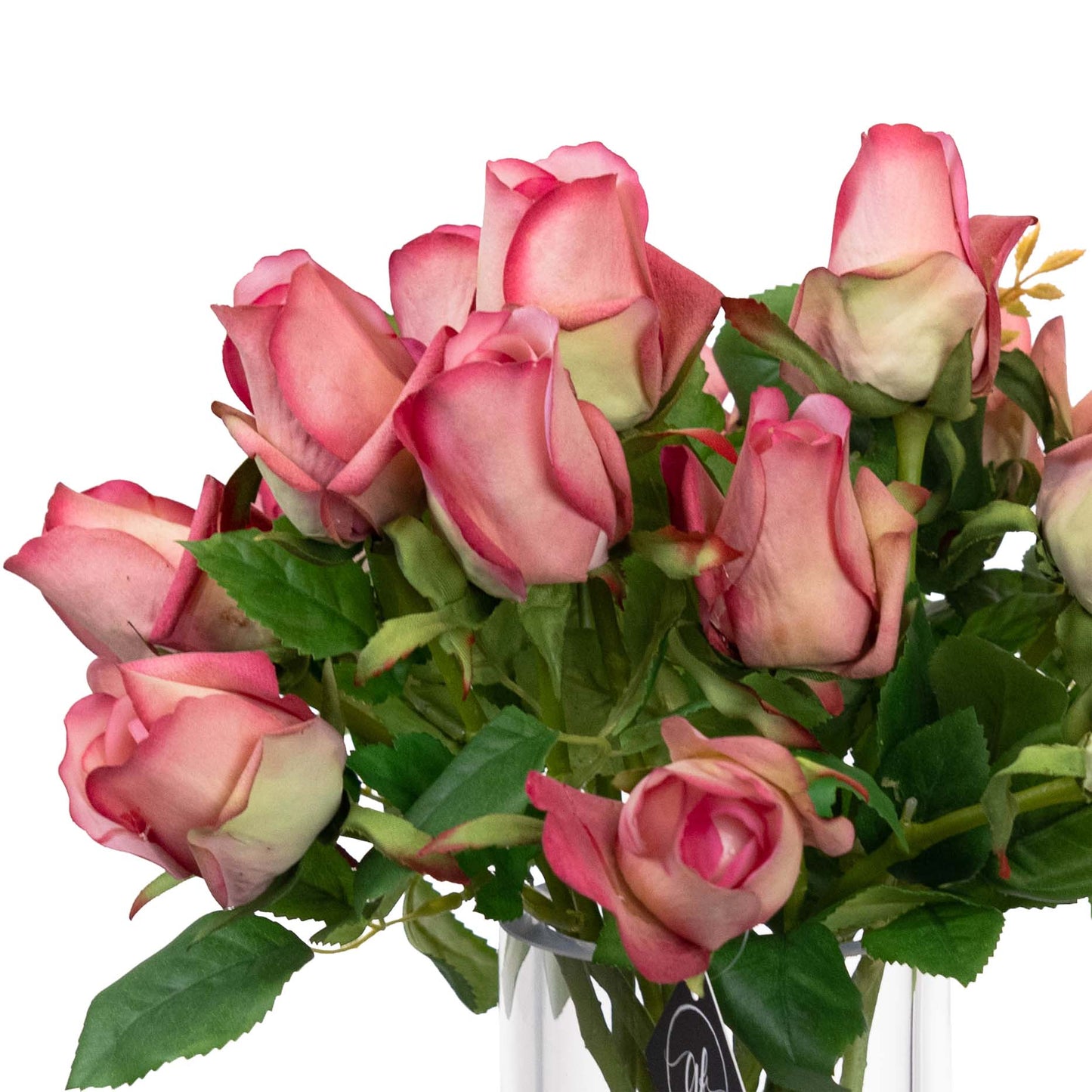 Rose Arrangement in Glass Beauty 38cm H