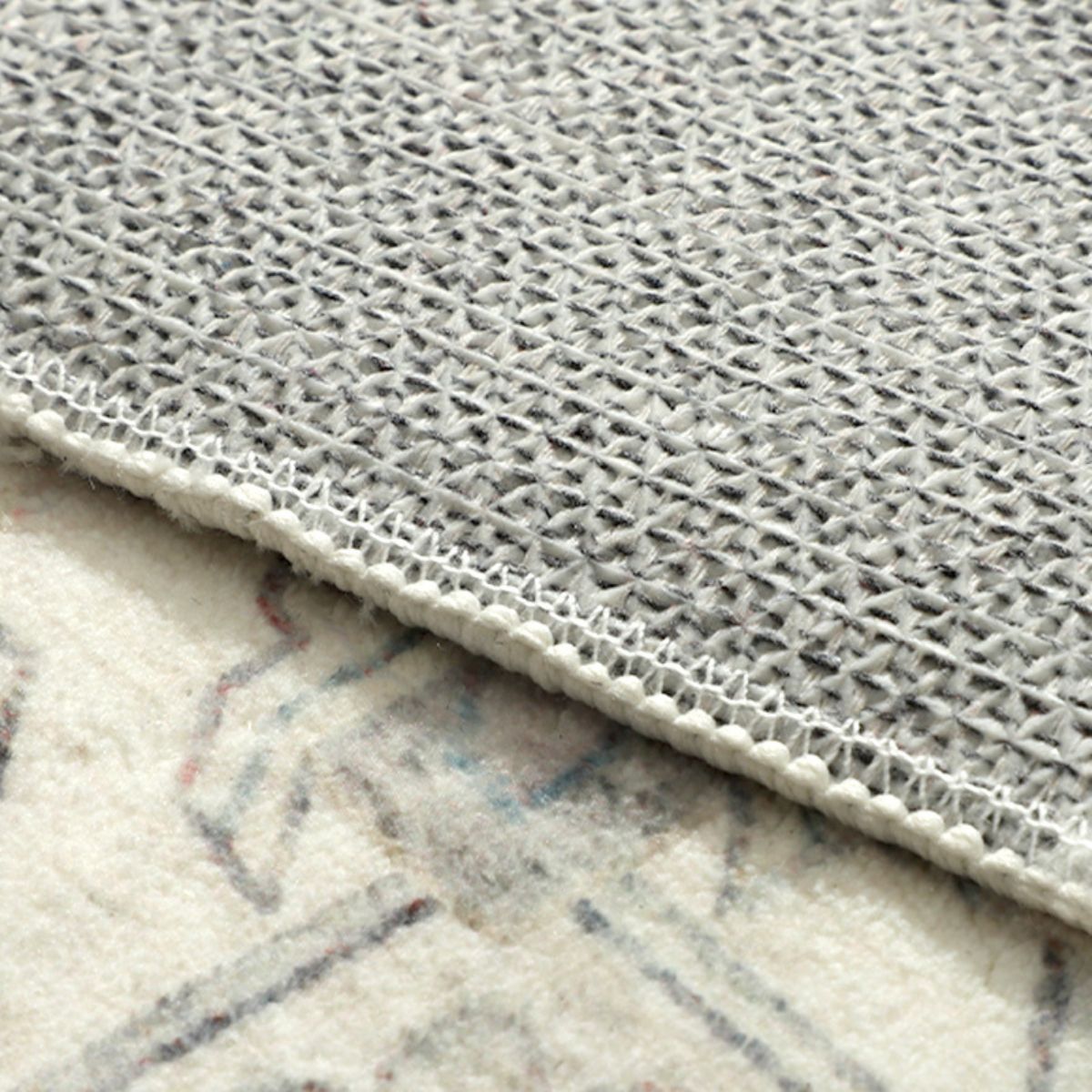 Santiago Grey Traditional Machine Washable Rug | Hamptons Home