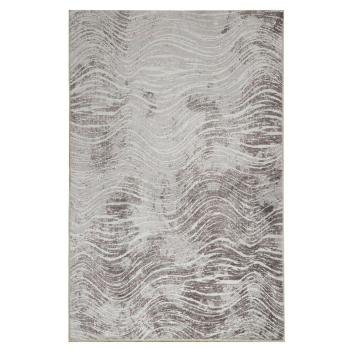 Shikhar Beige Modern Distressed Machine Washable Rug | Hamptons Home