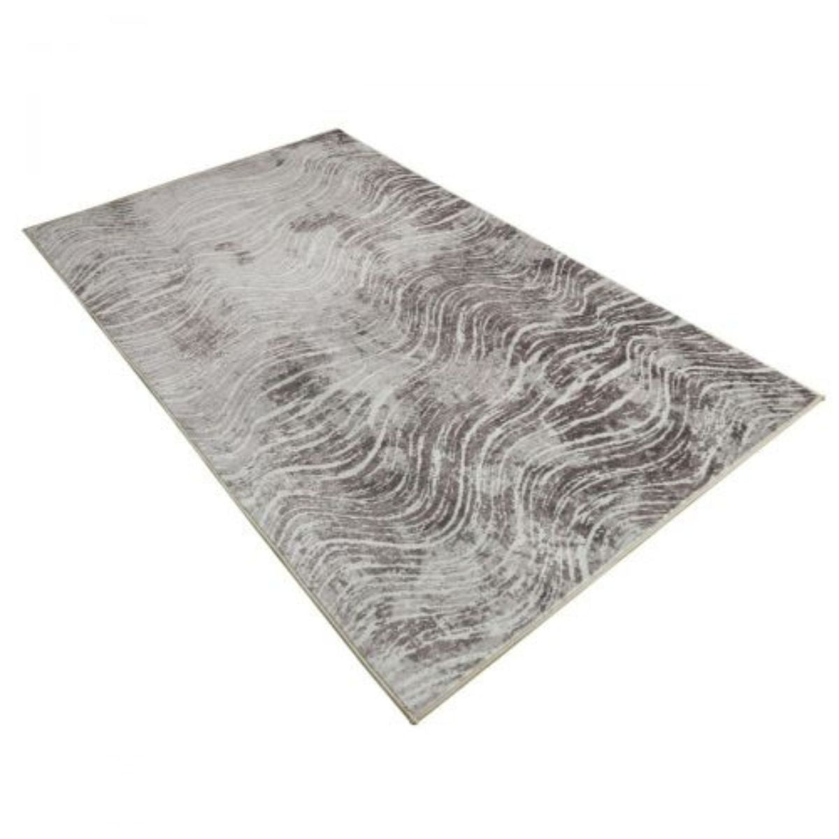 Shikhar Beige Modern Distressed Machine Washable Rug | Hamptons Home