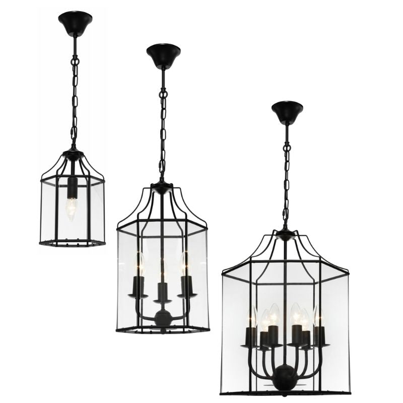 Arcadia Pendant Light Black | Hamptons Home | Hamptons Home