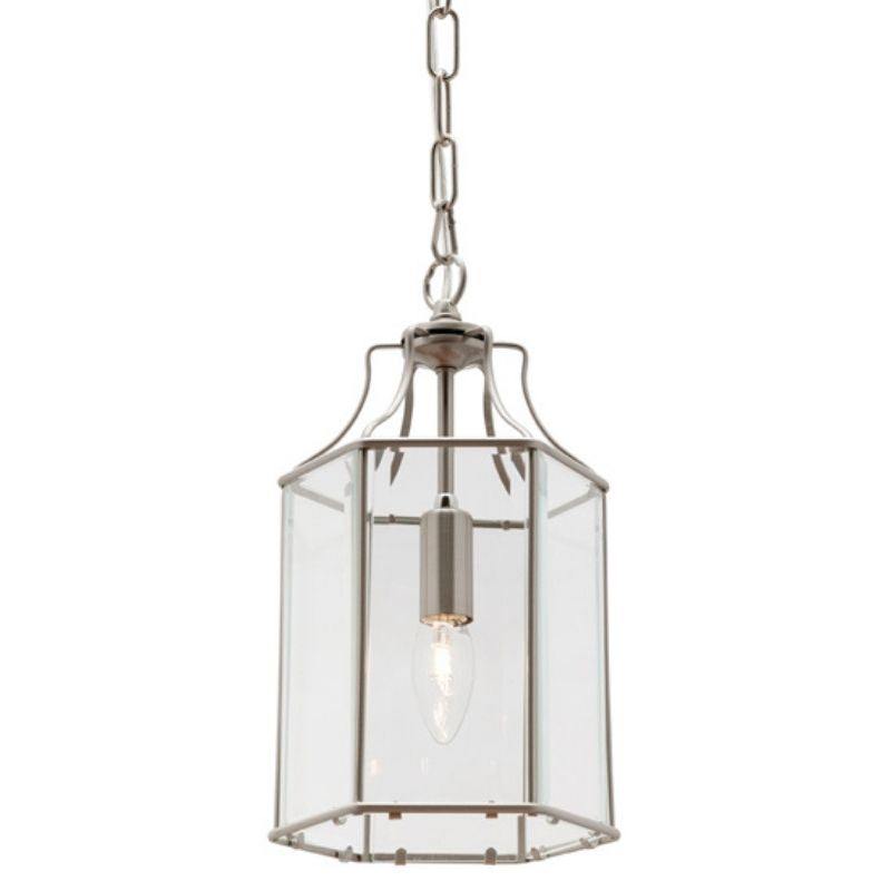 ARCADIA Pendant Light Satin Chrome | Hamptons Home  | Hamptons Home