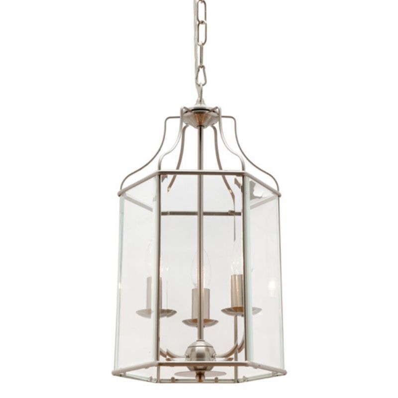 ARCADIA Pendant Light Satin Chrome | Hamptons Home  | Hamptons Home