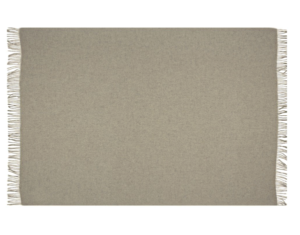 Hayworth Beige NZ Wool Throw Blanket Online | Hamptons Home