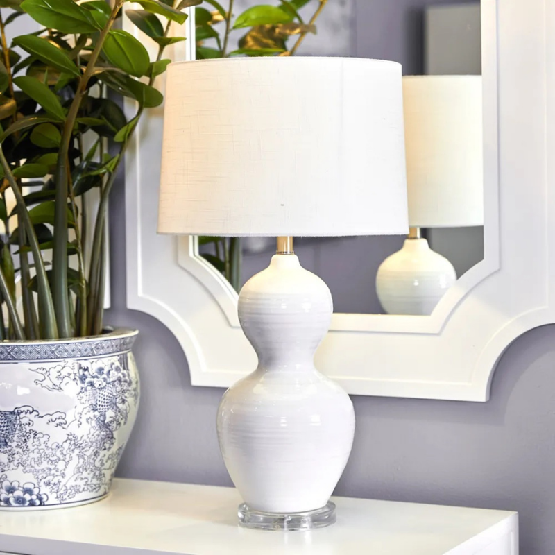 Hamptons Home BRONTE White Table Lamp | Hamptons Home