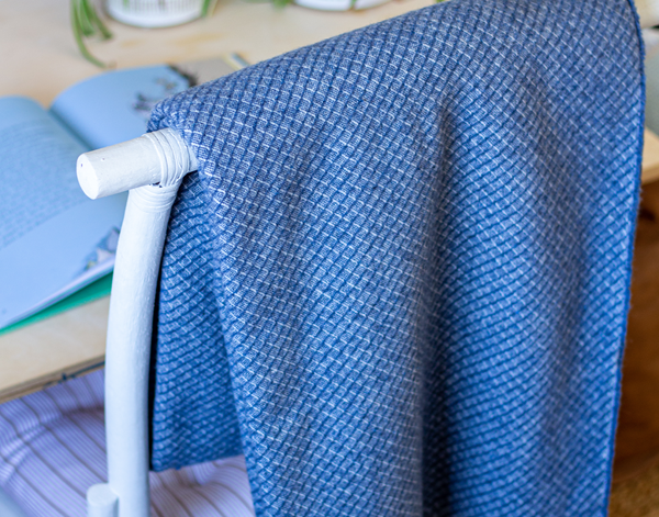 RALPH Navy Cashmere and Merino Wool Blend Throw Blanket Online | Hamptons Home