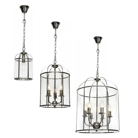 Hamptons Home CLOVELLY Pendant Light Chrome | Hamptons Home