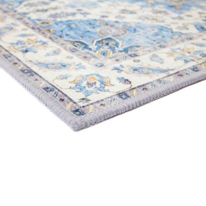 Conrad Blue Traditional Non Slip Indoor Rug | Hamptons Home | Hamptons Home