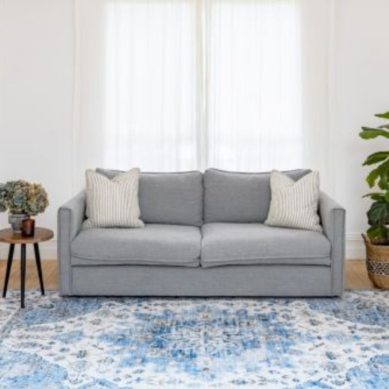 Conrad Blue Traditional Non Slip Indoor Rug | Hamptons Home | Hamptons Home