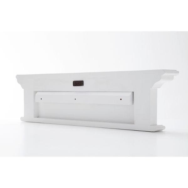 Nova Solo Halifax 4 Hook Wall Rack White | Hamptons Home | Hamptons Home