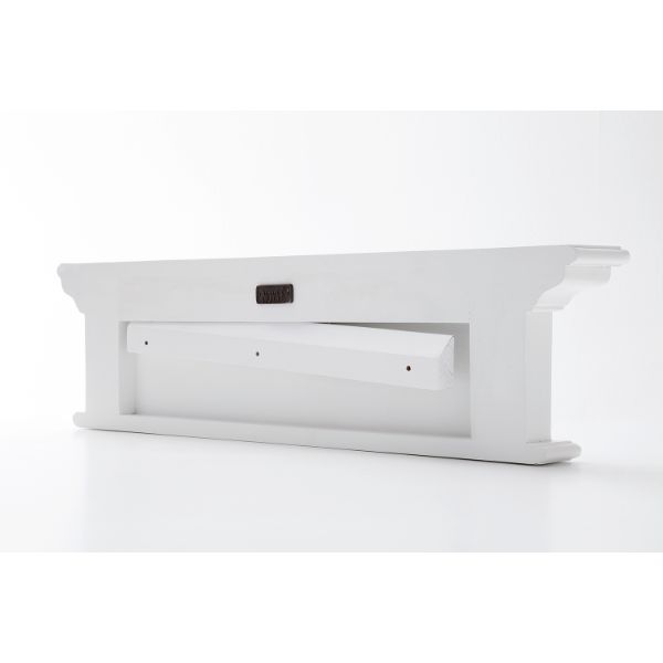 Nova Solo Halifax 4 Hook Wall Rack White | Hamptons Home | Hamptons Home