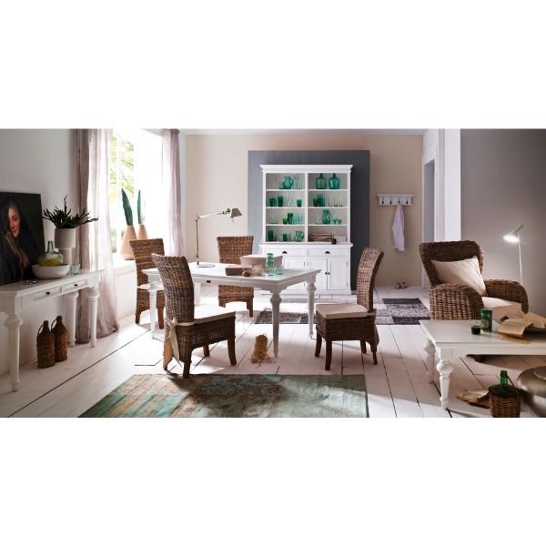 Nova Solo Halifax 4 Hook Wall Rack White | Hamptons Home | Hamptons Home