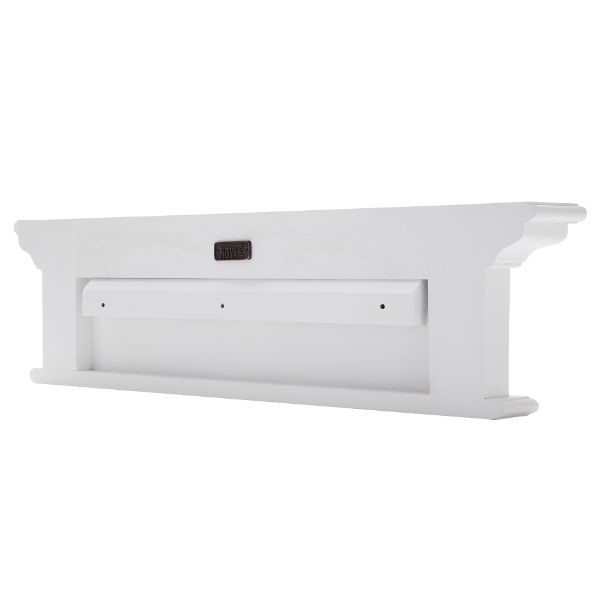 Nova Solo Halifax 4 Hook Wall Rack White | Hamptons Home | Hamptons Home