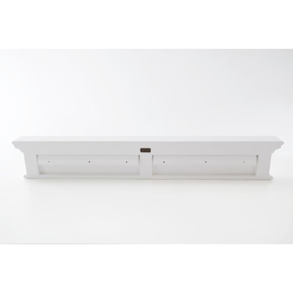 Nova Solo Halifax 8 Hook Wall Rack White | Hamptons Home | Hamptons Home
