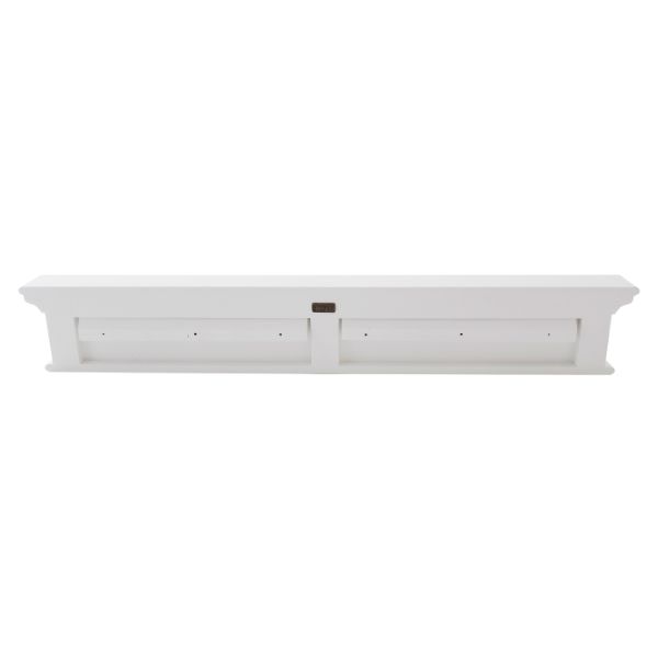 Nova Solo Halifax 8 Hook Wall Rack White | Hamptons Home | Hamptons Home