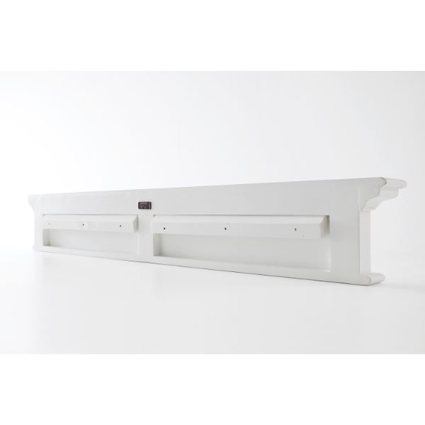 Nova Solo Halifax 8 Hook Wall Rack White | Hamptons Home | Hamptons Home