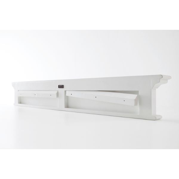 Nova Solo Halifax 8 Hook Wall Rack White | Hamptons Home | Hamptons Home