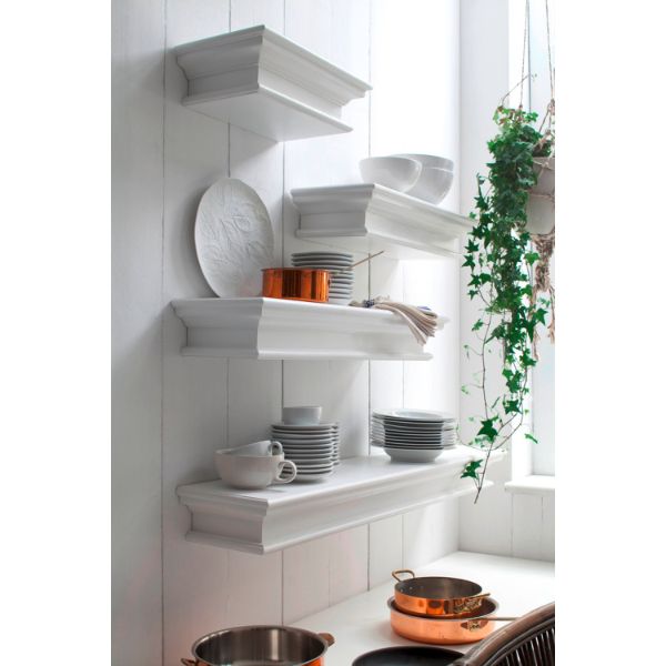 Nova Solo Halifax 80cm Floating Wall Shelf | Hamptons Home  | Hamptons Home