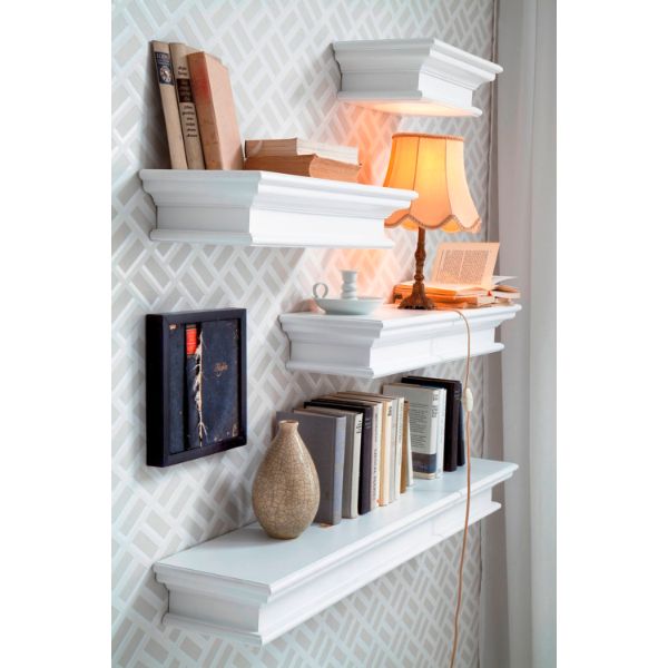 Nova Solo Halifax 80cm Floating Wall Shelf | Hamptons Home  | Hamptons Home