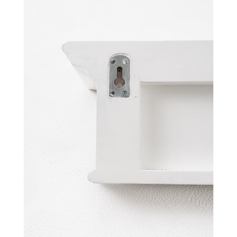 Hamptons Home 4 Hook Coat Rack 70 cm White | Hamptons Home