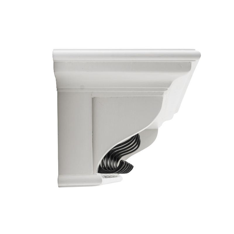 Hamptons Home 6 Hook Coat Rack 100 cm White | Hamptons Home