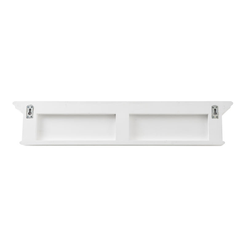 Hamptons Home 6 Hook Coat Rack 100 cm White | Hamptons Home