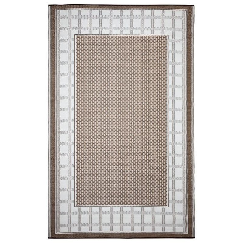 Europa Chestnut & Walnut Brown Geometric Rug | Hamptons Home | Hamptons Home