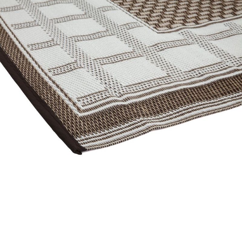 Europa Chestnut & Walnut Brown Geometric Rug | Hamptons Home | Hamptons Home
