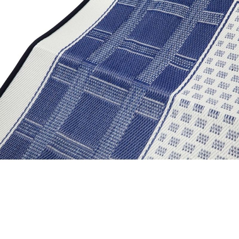 Europa Midnight Blue Geometric Indoor Outdoor Rug | Hamptons Home | Hamptons Home