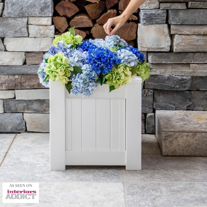 Hamptons Style White PVC Planter Box | Hamptons Home | Hamptons Home