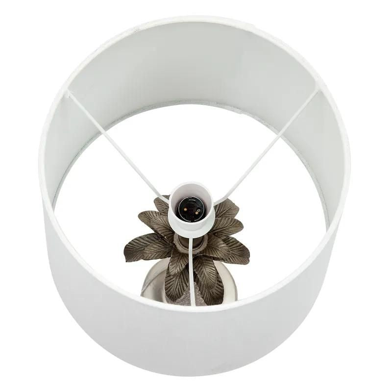 Beverly Antique Silver Table Lamp | Hamptons Home | Hamptons Home