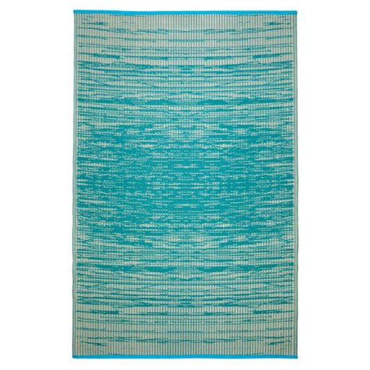 Hamptons Home BROOKLYN Teal Outdoor Rug | Hamptons Home