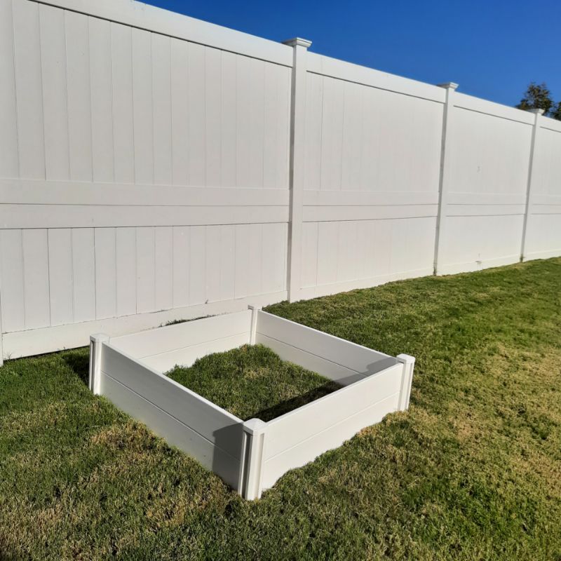 Hamptons Style Large PVC Vinyl Raised Garden Bed | Hamptons Home | Hamptons Home