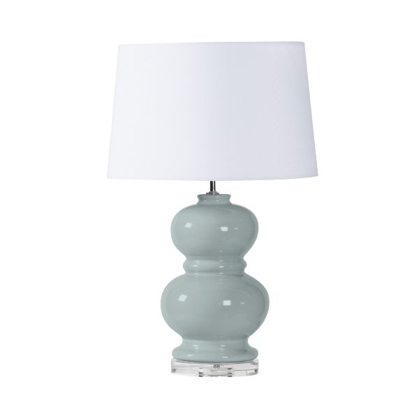 Alpine Fog Blue Bedside Table Lamp | Hamptons Home | Hamptons Home