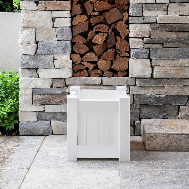 Hamptons Style White PVC Planter Box | Hamptons Home | Hamptons Home