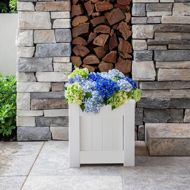Hamptons Style White PVC Planter Box | Hamptons Home | Hamptons Home