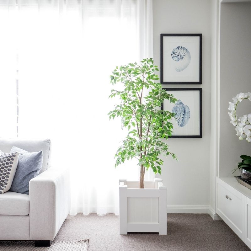 Hamptons Style White PVC Planter Box | Hamptons Home | Hamptons Home