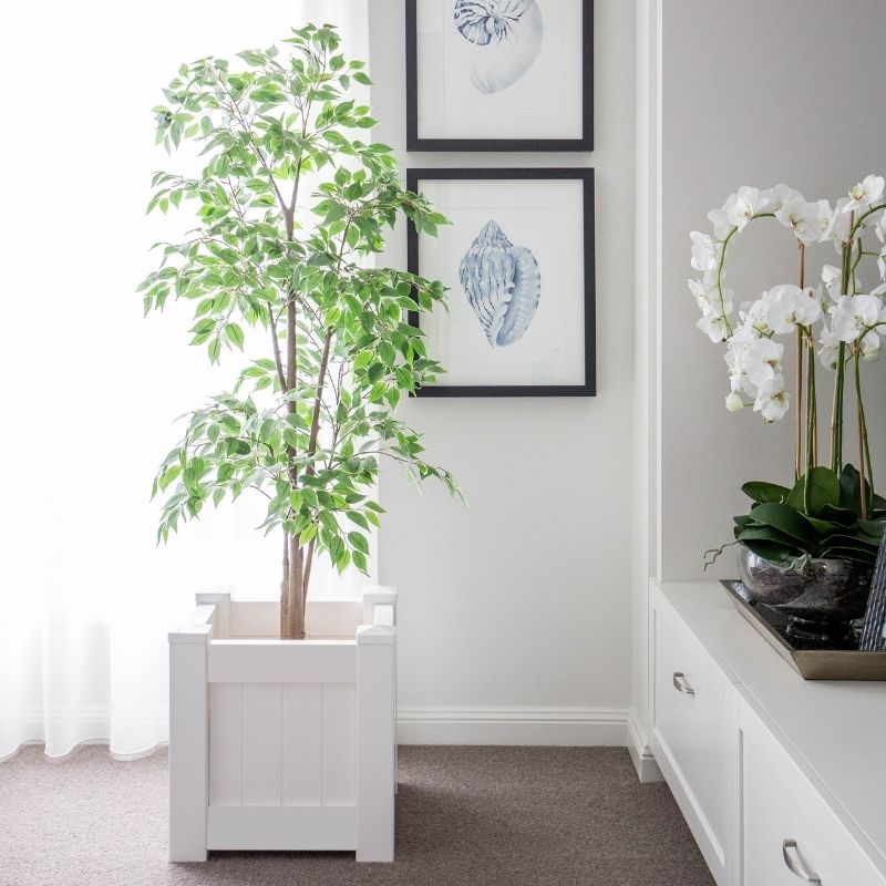 Hamptons Style White PVC Planter Box | Hamptons Home | Hamptons Home
