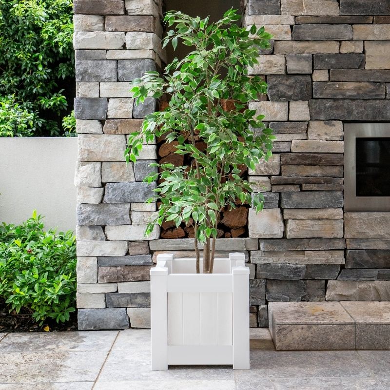 Hamptons Style White PVC Planter Box | Hamptons Home | Hamptons Home