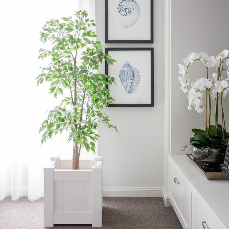 Hamptons Style White PVC Planter Box | Hamptons Home | Hamptons Home