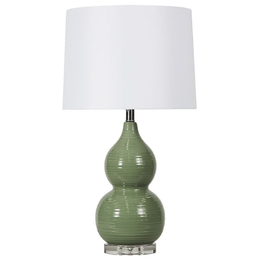 Maisel Forest Green Bedside Table Lamp | Hamptons Home | Hamptons Home