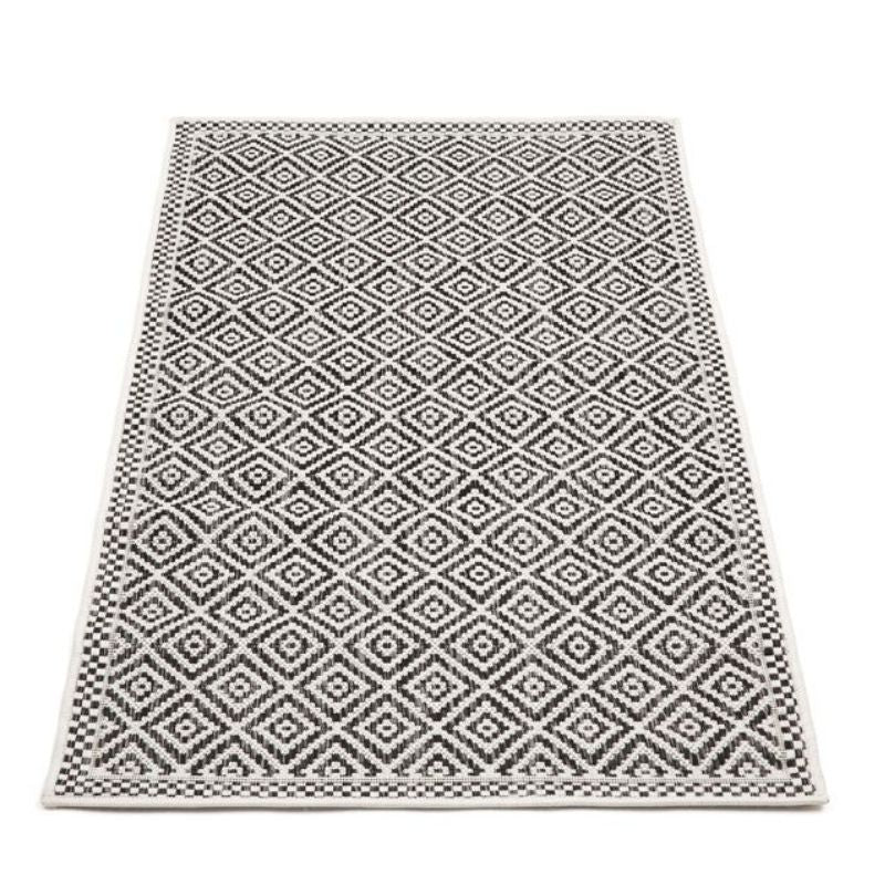 Moti Black And White Indoor Outdoor Rug | Hamptons Home | Hamptons Home
