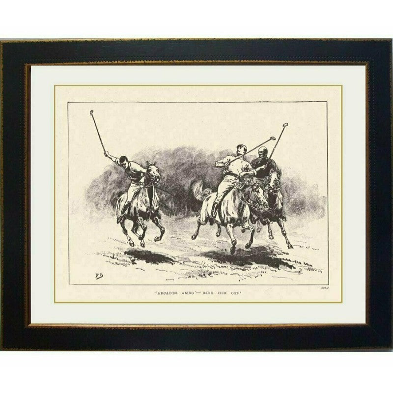 Polo Framed Wall Art | Hamptons Home | Hamptons Home