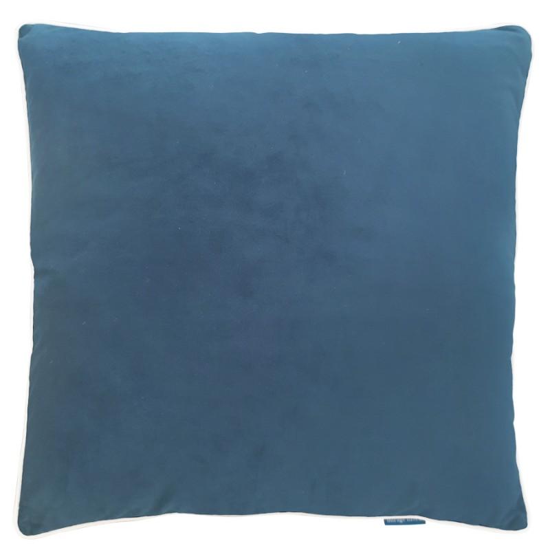 SARINA Indigo Blue Premium Velvet Cushion Cover | Hamptons Home | Hamptons Home