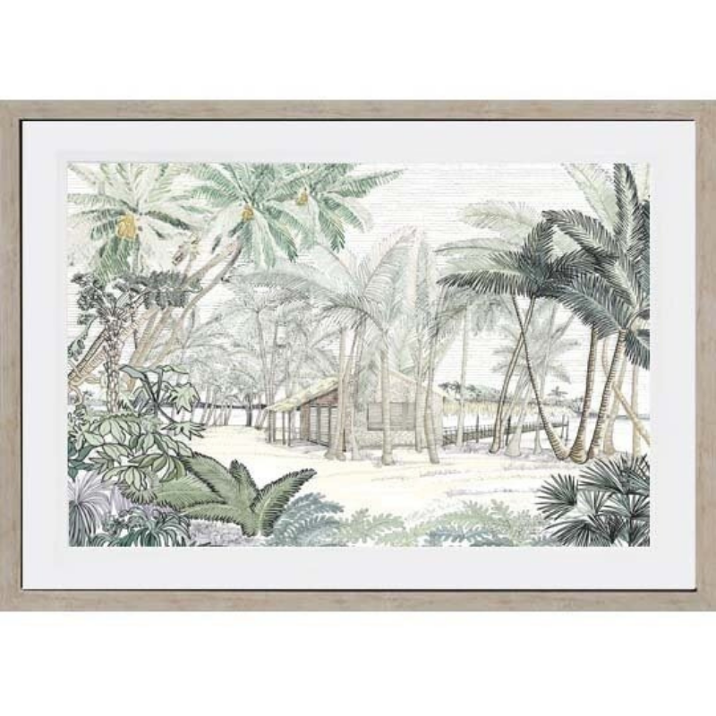 Tropical Living Framed Wall Art | Hamptons Home | Hamptons Home
