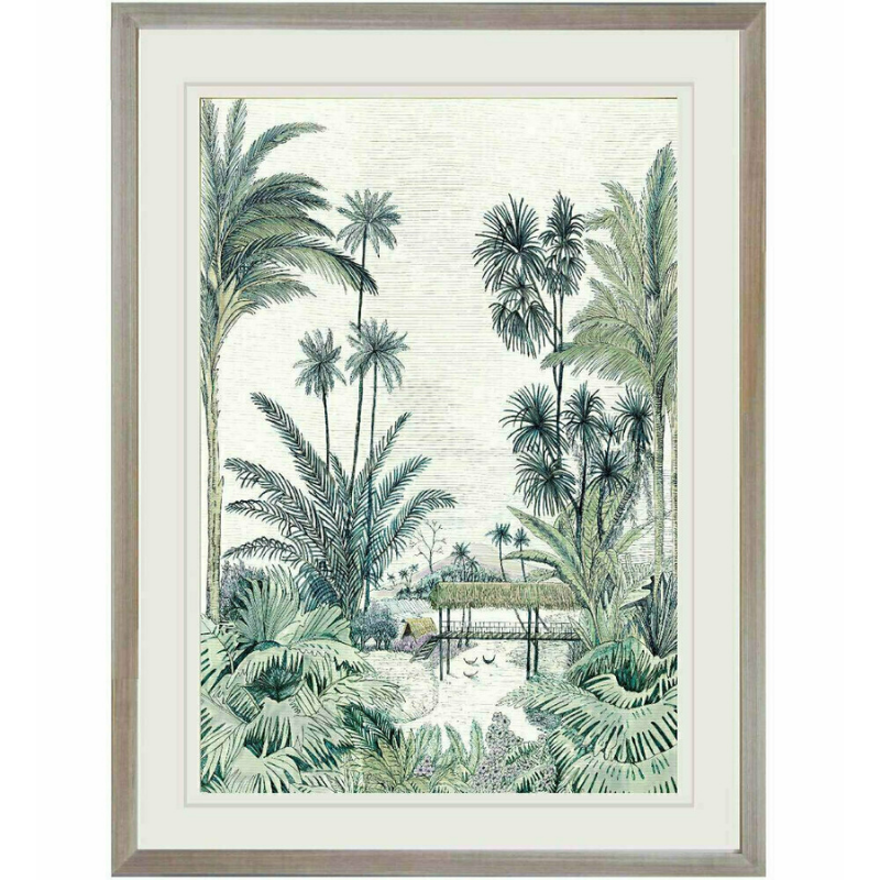 Tropical Living Framed Wall Art | Hamptons Home | Hamptons Home
